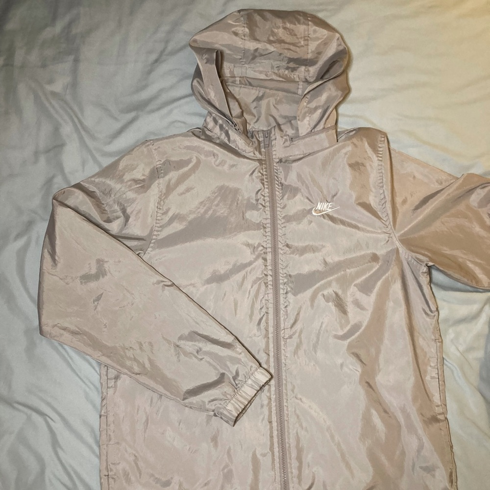 ‼️SOLD‼️NIKE GREY ZIP-UP WINDBREAKER JACKET
